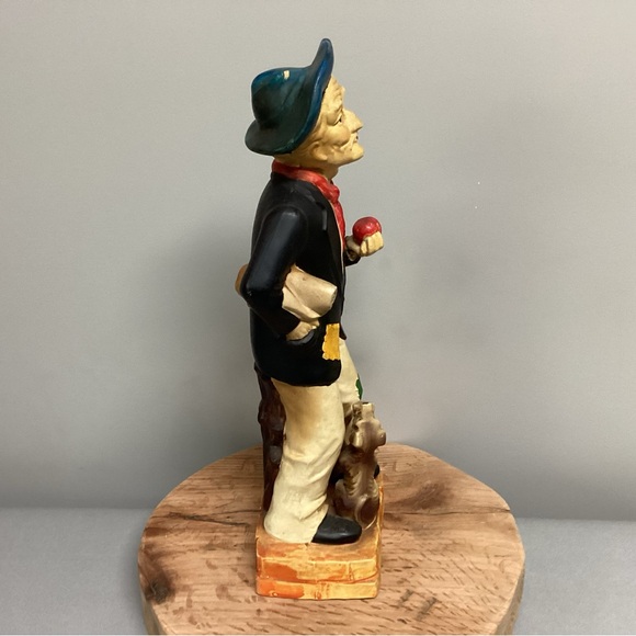 Vintage - Made In Japan - Huge Ceramic Crafted Old Man & Dog Sculpture - Rare - Picture 6 of 15